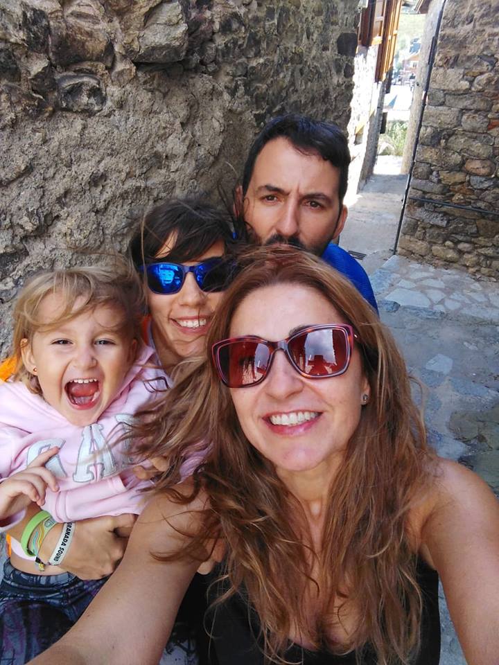 Con la family en Ultra Pirineu 2018