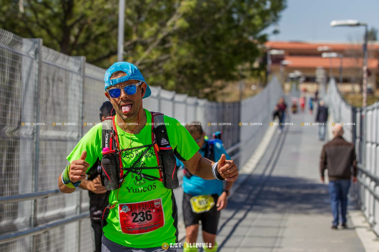 Último puente para llegar a la meta de la Maratón de Montaña de Cuenca