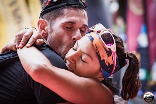 Sandra Yagüe y Rodri Ladera en la Vuelta al Aneto