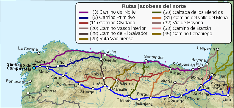 Caminos de Santiago del Norte