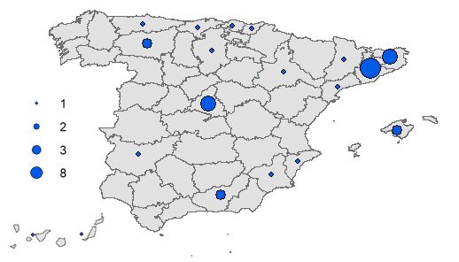Distribución de hombres de Alto Rendimiento en España (33)