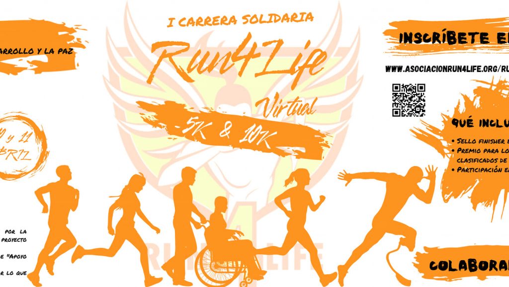 I carrera solidaria Run4Life Virtual (10-11/04/2020)